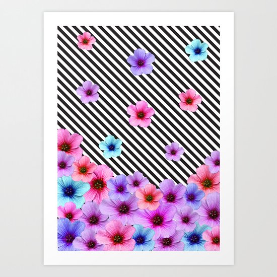 Floral Symphony Art Print
