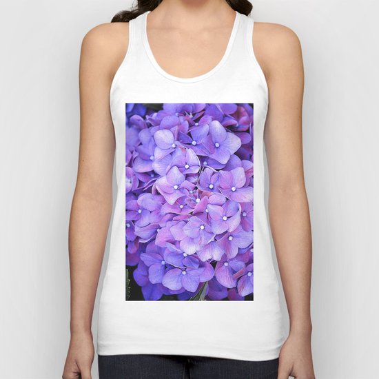 hydrangeas Unisex Tank Top