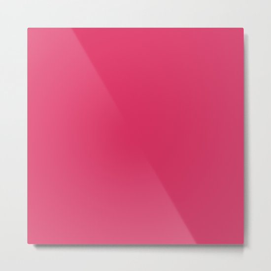 Simply Pink Punch Metal Print