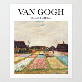 Van Gogh - Flower Beds in Holland Art Print