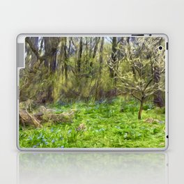 The Enchanted Meadow of Wonder Laptop Skin