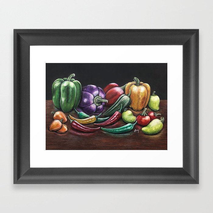 Peppers Framed Art Print
