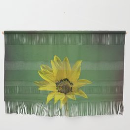 The yellow flower of my old friend Wall Hanging