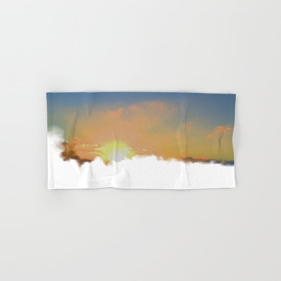 Sunset Lake Murray, La Mesa, California (Copyright) Hand & Bath Towel
