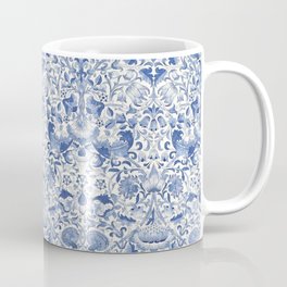 William Morris Vintage Lodden China Blue Toile Coffee Mug