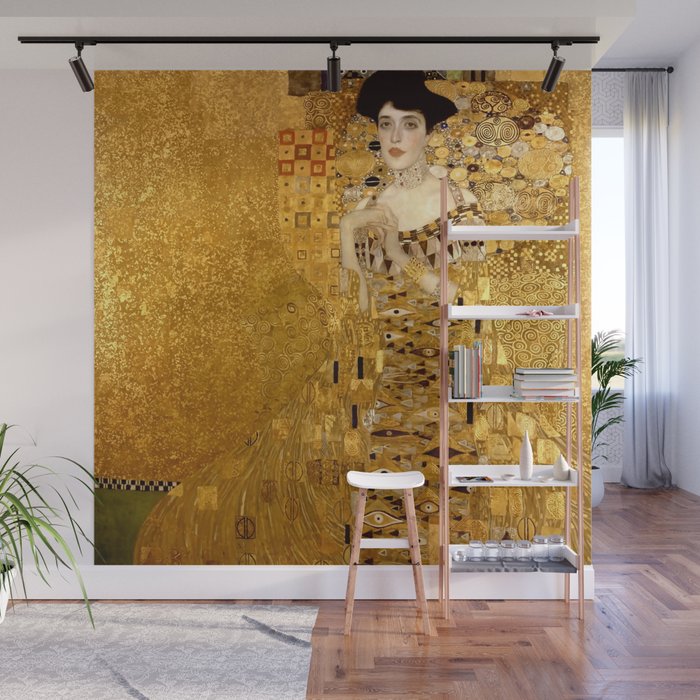 Woman in Gold Portrait by Gustav Klimt Wall Mural