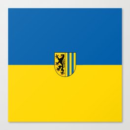 flag of Leipzig Canvas Print