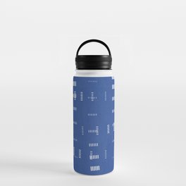 Abstract Geometric Stripe Line Water Bottle