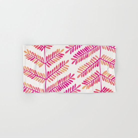 Leaflets – Pink Ombré Palette Hand & Bath Towel