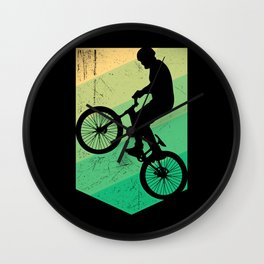 BMX RETRO Funny Freesyle Biker Gift Cyclist Wall Clock