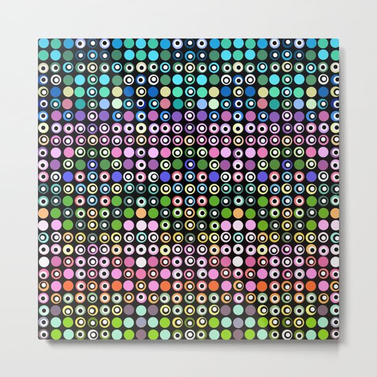 Dot Matrix... Metal Print