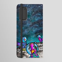 Space Chickens Android Wallet Case