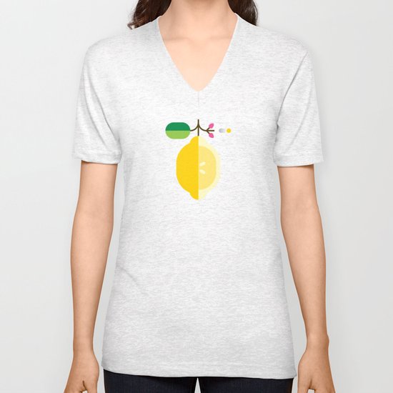 Fruit: Lemon Unisex V-Neck