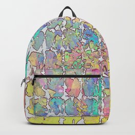 Pastel Abstract Blocks Backpack