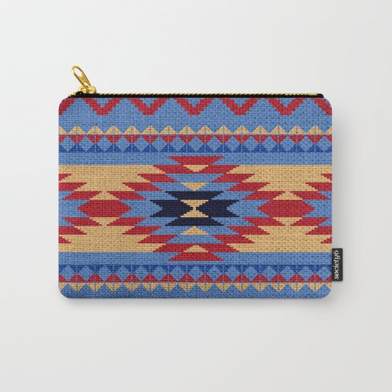 Aztec pattern Carry-All Pouch