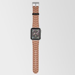 terracotta zig zag  Apple Watch Band