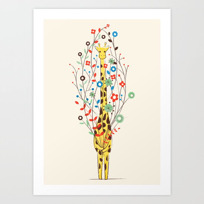 I Brought You These Flowers Art Print