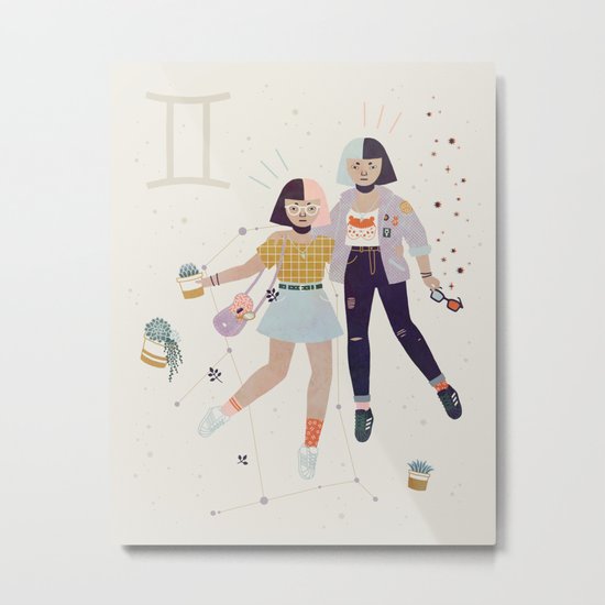 Gemini Metal Print