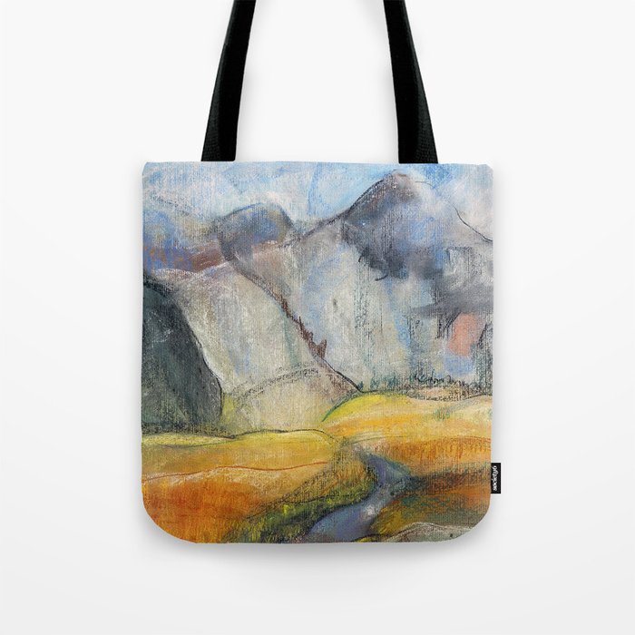 Yosemite Mountain Cliffs Tote Bag