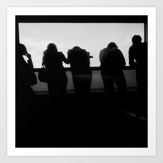 Looking to the past Art Print