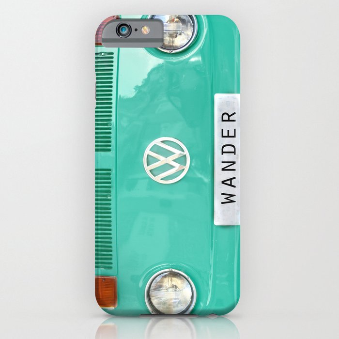 wander van. summer dreams. green iphone case