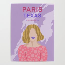 Paris Texas film movie Poster