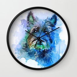 Cairn Terrier Wall Clock