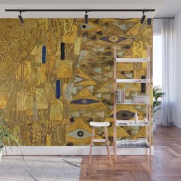 All the World is Gold symbolist portrait painting by Gustav Klimt Wall Mural