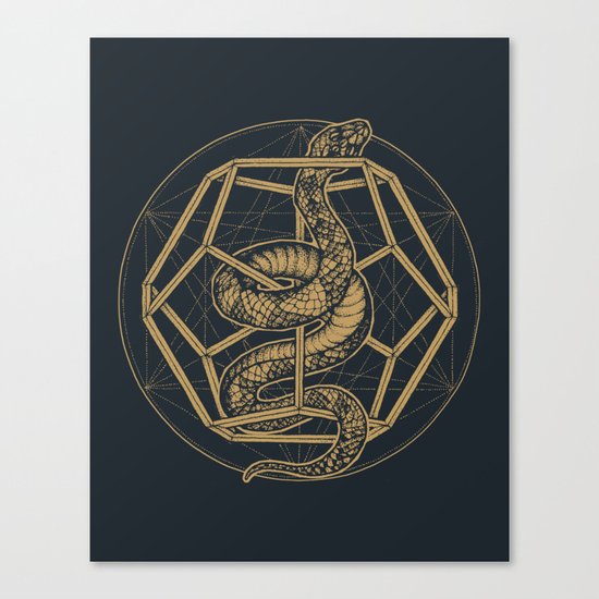 SACRED SERPENT Canvas Print