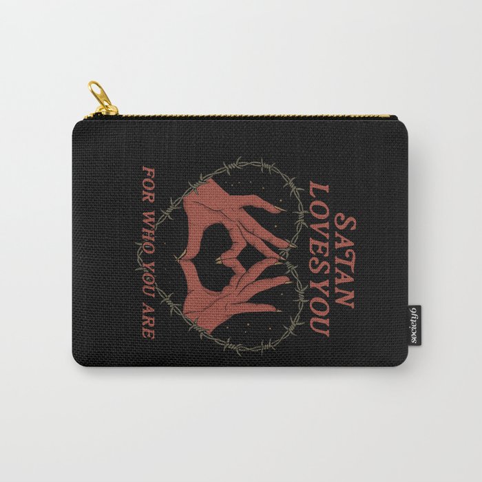 Satan Loves You Carry-All Pouch