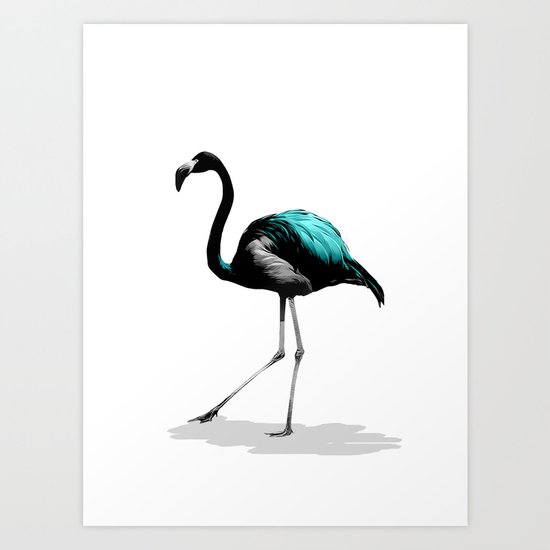 FLAMINGO 3 Art Print