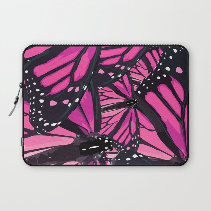 pink butterflies Laptop Sleeve