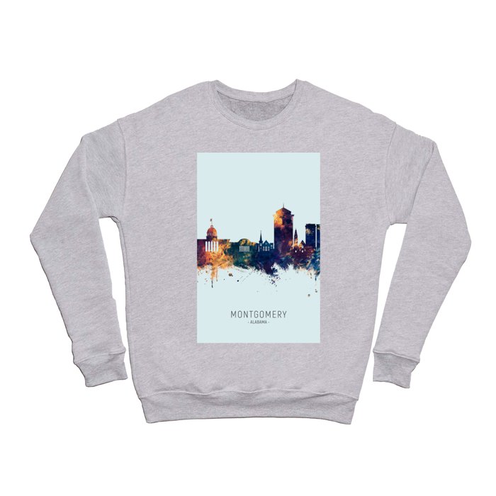 Montgomery Alabama Skyline Crewneck Sweatshirt