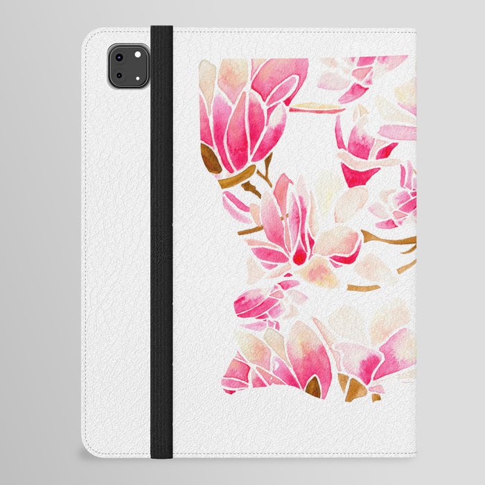 Louisiana State Flower - Magnolias iPad Folio Case
