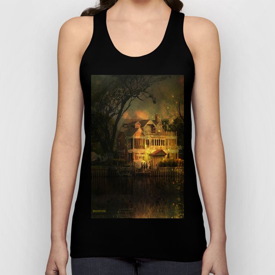 Spooky Boathouse Unisex Tank Top