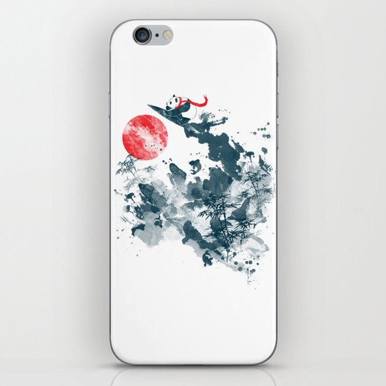 Go!Go! surf time! iPhone & iPod Skin