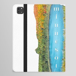 Map of Minnesota | Autumn Forest and Lake iPad Folio Case