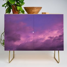Pink Sky Palette | Cloud Magic | Moon Artwork Credenza