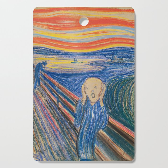 The Scream Edvard Munch Cutting Board