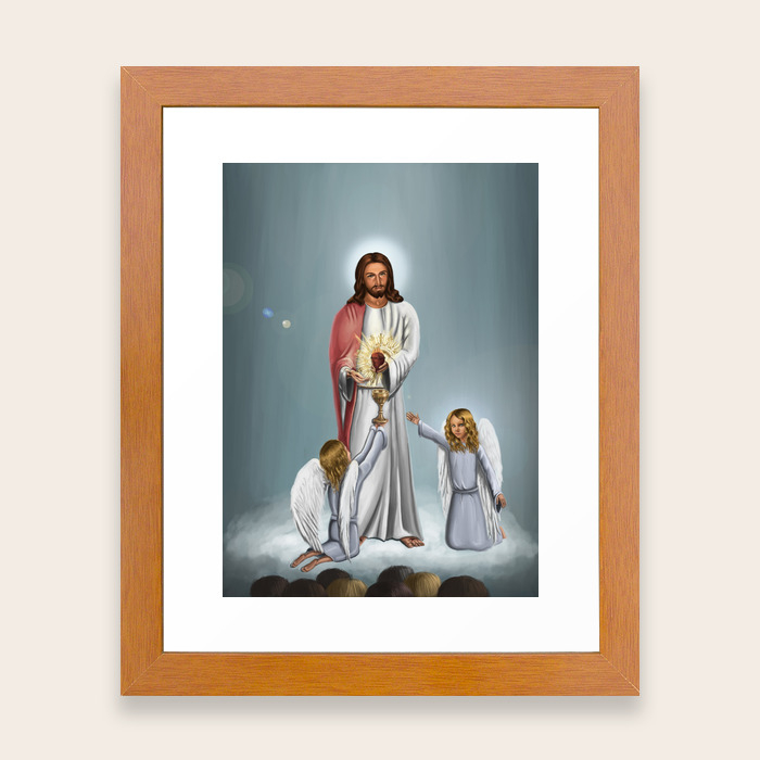 Jesus Christ Framed Art Print By Georgiminkov Society6