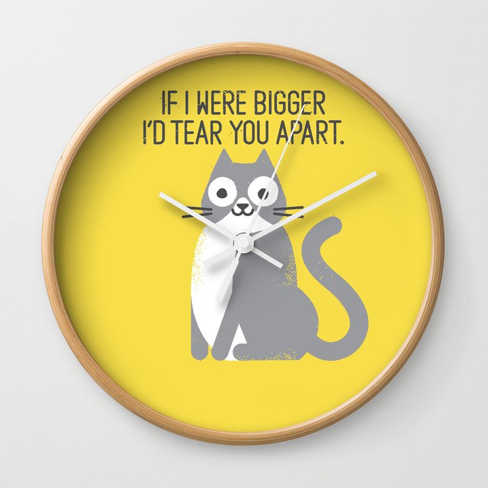 Purrfectly Honest Wall Clock