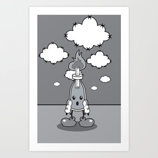 mister cocktail's crazy riot adventures Art Print
