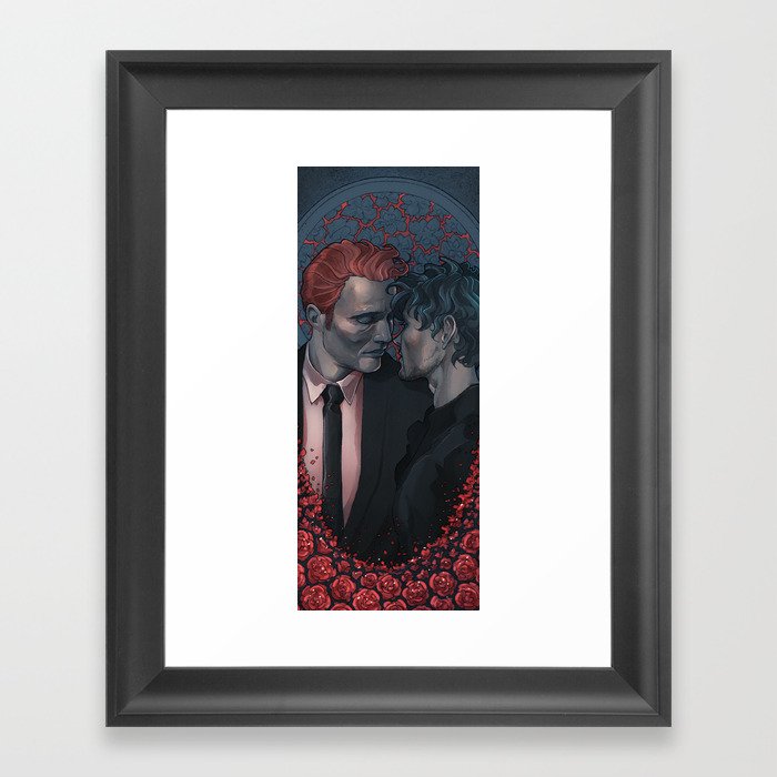 Bed of Roses Framed Art Print