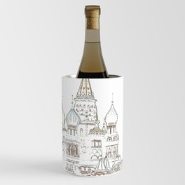 Saint Basil's Cathedral (on white) Wine Chiller