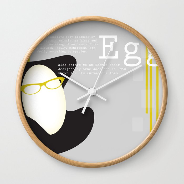 Egg Wall Clock