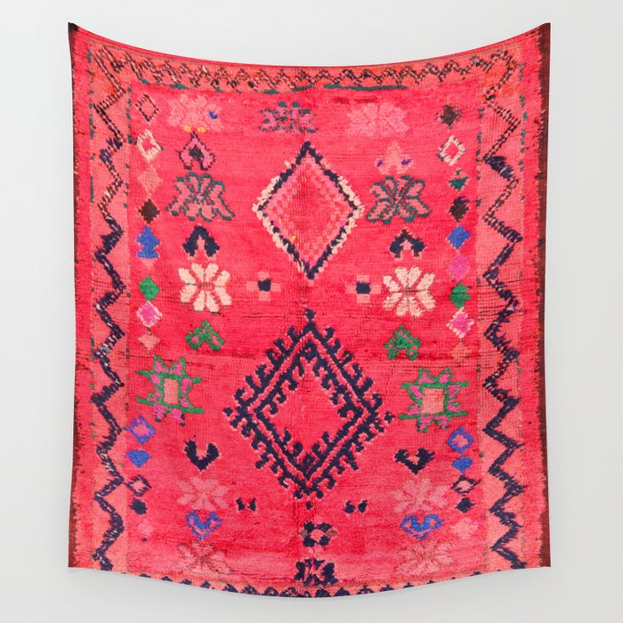 N288 Boho Oriental Pink Oriental Traditional Moroccan Fabric