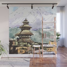 Kathmandu Wall Murals For Any Decor Style Society6
