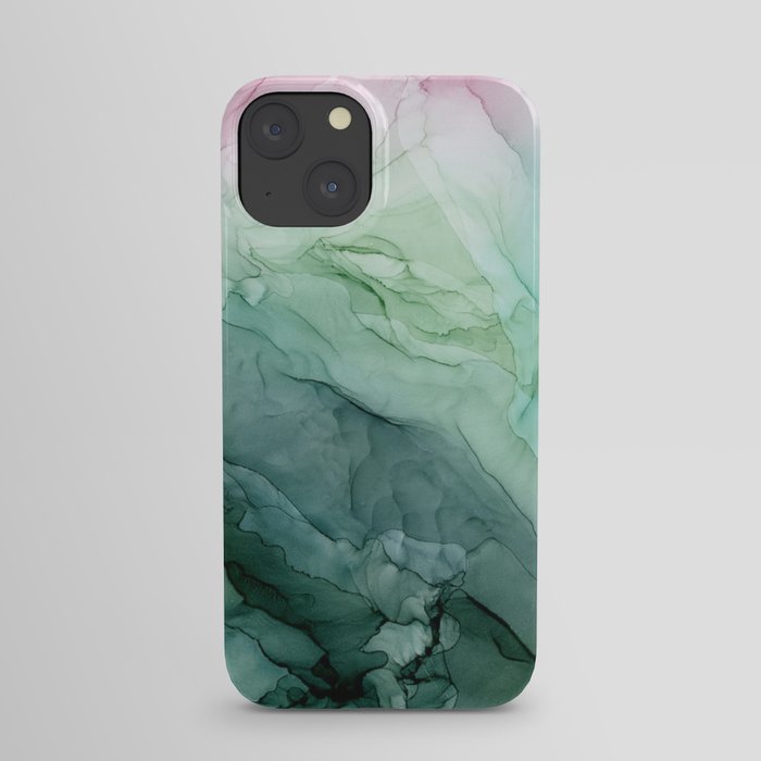 Spring Botanicals- Abstract Flow Painting 4 iPhone Case