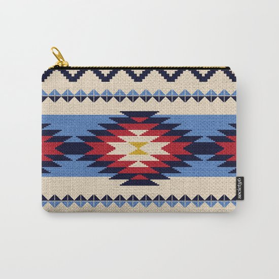 Aztec pattern Carry-All Pouch
