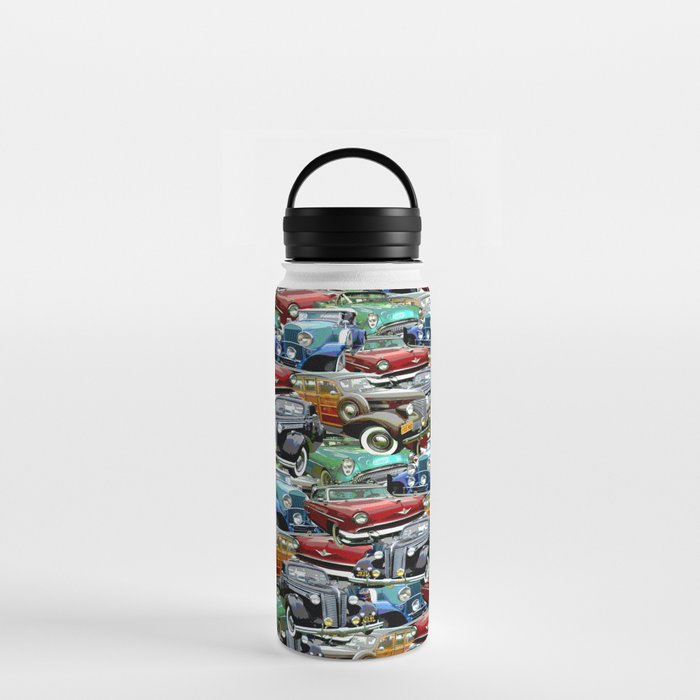 Classic Cars (K.T.B.) Water Bottle by Kayla-Marie Bienwald